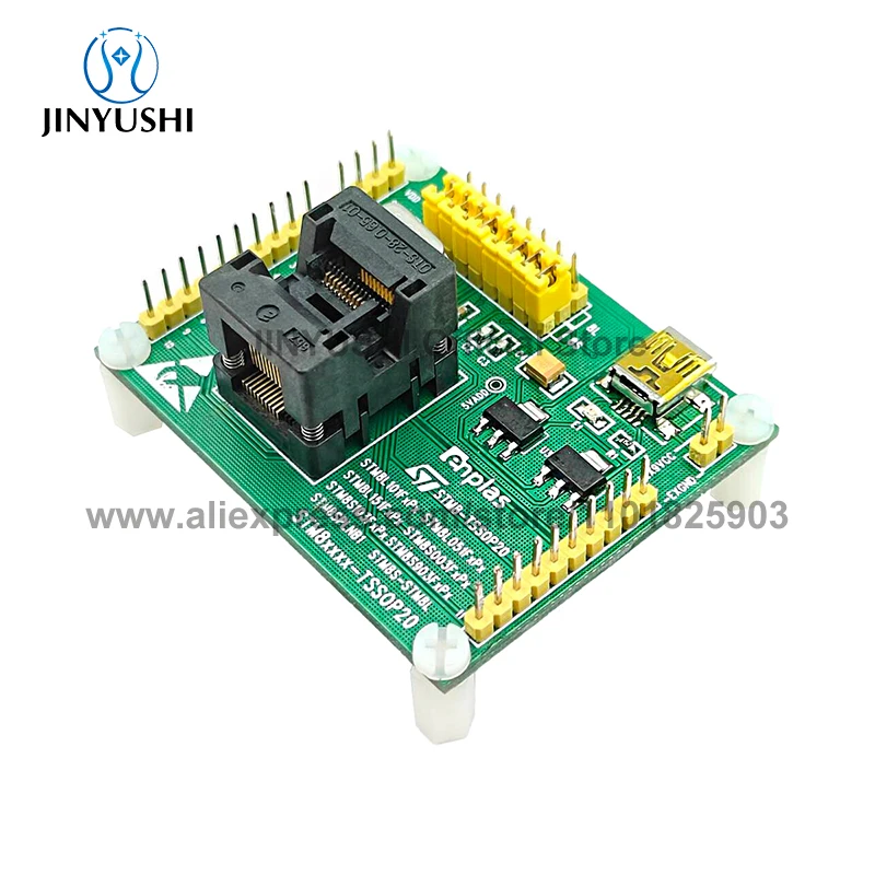 오픈탑 TSSOP20 STM8L101 STM8L151 STM8S003F STM8S103F 재고 IC 버닝 시트 어댑터 테스트 시트 테스트 소켓 테스트 벤치