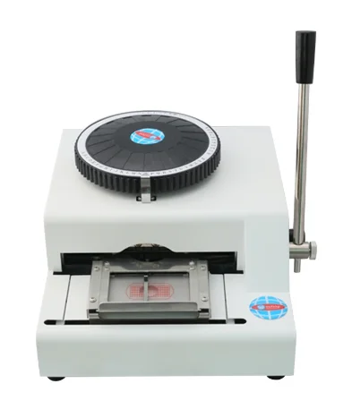 

52 Characters Manual GI Military Stainless Steel Metal Dog Tags Embosser Letter ID Card Aluminium PVC Embossing Stamping Machine