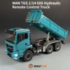 MAN TGS 1/14 Full Metal 6X6 Three-Way Hydraulic Dump Remote Control Truck Model Toy Gift Brand New 1