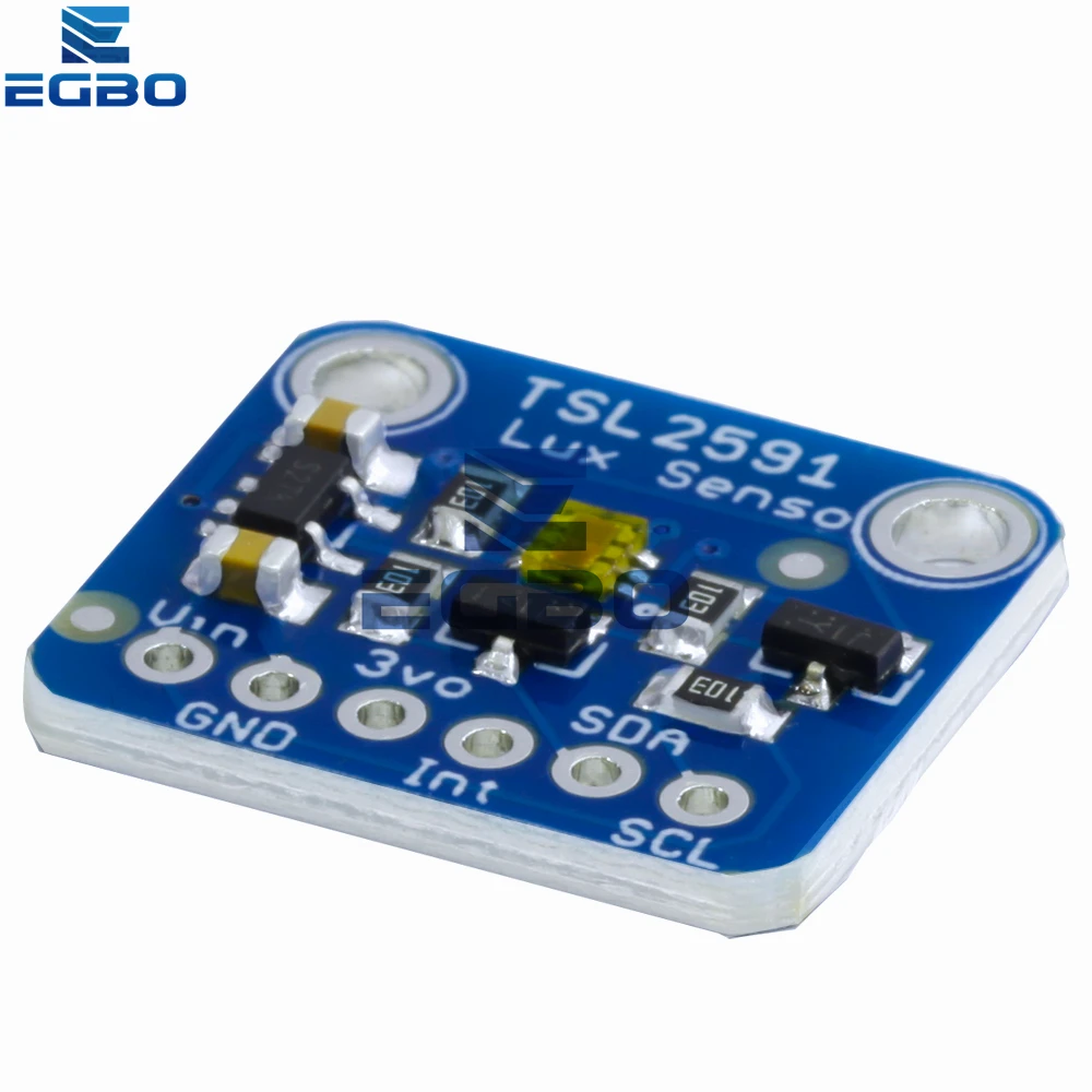 1~10PCS TSL2591 IIC I2C Light Sensor Breakout Module High Dynamic Range Digital Board TSL25911FN 3.3V 5V Diy Electronic EGBO 4