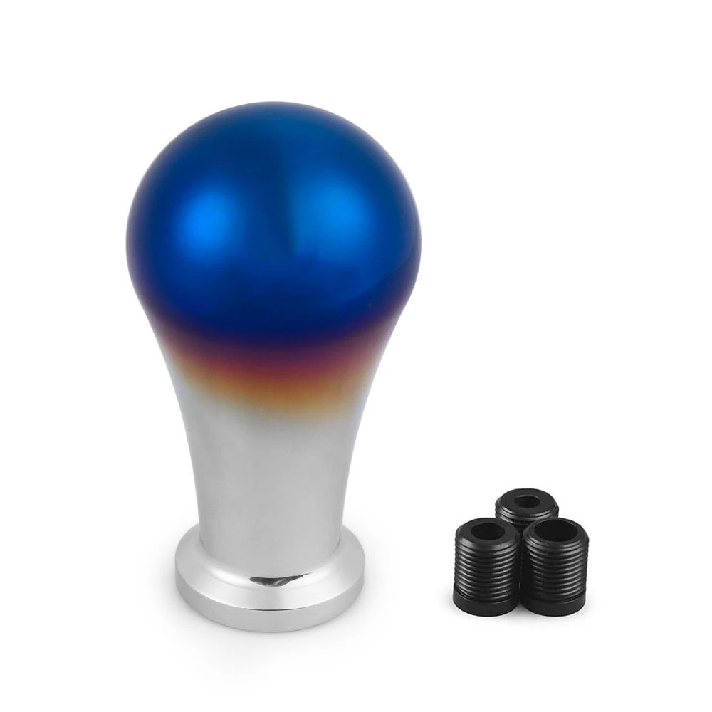 

​Car Universal Burnt Blue Style Aluminum Gear Shift Knob Shifter Lever Head