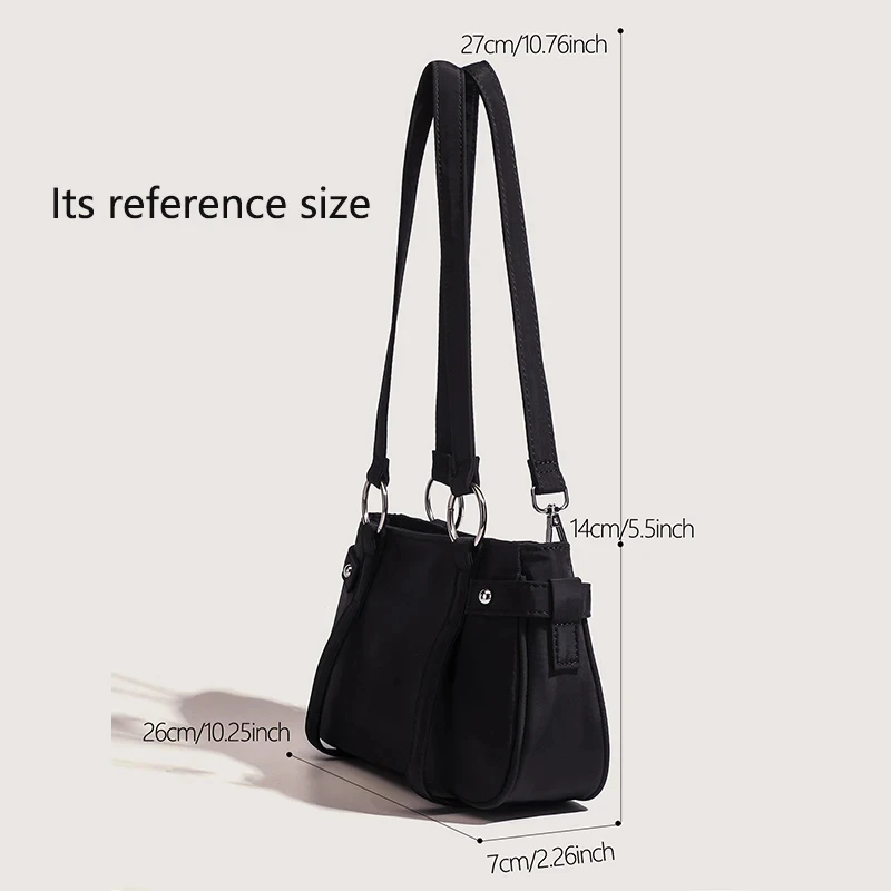 Nylon Black Luxury Handbag for Women