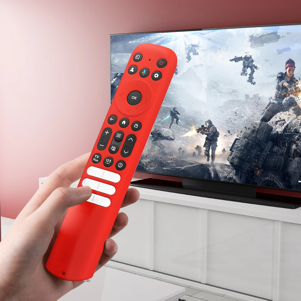 Silicone Cover with Lanyard Protective Cover Shell Anti Slip Television Remote for TCL RC813 RC902V RC923 Remote Control silicone remote case silicone remote cover silicone remote sleeve remote controller cover silicone case protector