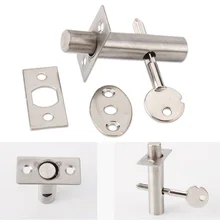 

Invisible Mortise Door Lock Iron Pipe Well Lock Stainless Steel Double Fan Fire Door Escape Aisle Lock For Hotels Hardware