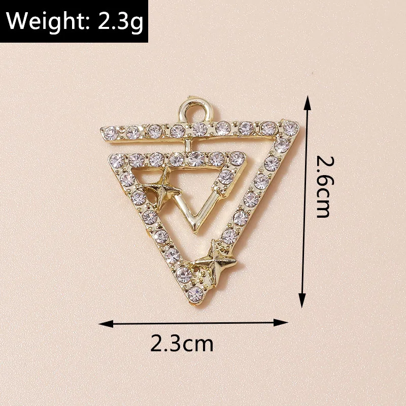 10 stücke Gold Silber Farbe Zarte Kristall Musik Note Charme Musical Anhänger für Halskette Ohrringe DIY Schmuck Machen Zubehör – Detail 17