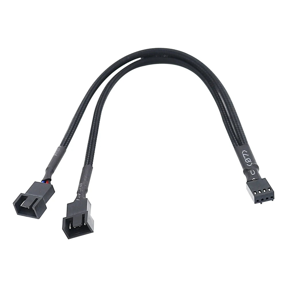 PWM Female Extension Cable 4 Pin 4 Pin to 3/4 Pin CPU PC Case Fan Splitter Cable for Household Computer Safety Parts
