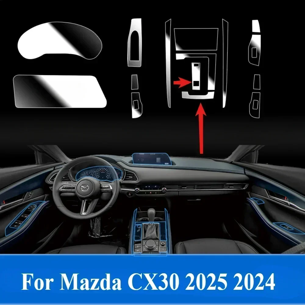 YEE PIN Pellicola In Vetro Temperato 9H Per Display Mazda 3 E CX-30 (2019-2022) – Protezione Antigraffio Per Navigatore 8,8'' - 3