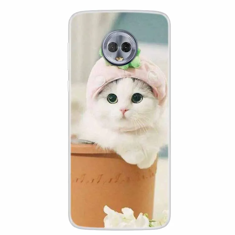 Lovely Cat Soft TPU Silicone Transparent Phone Case | Clear Bumper Cover
