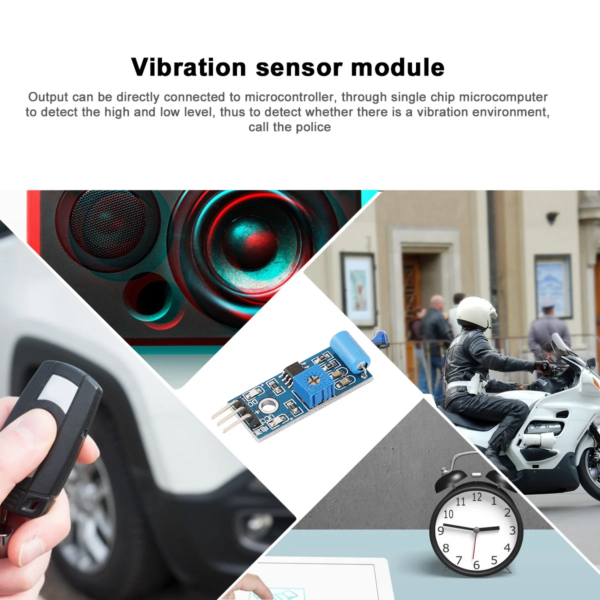 Рисунок 5 - нормально закрытый модуль датчика вибрации