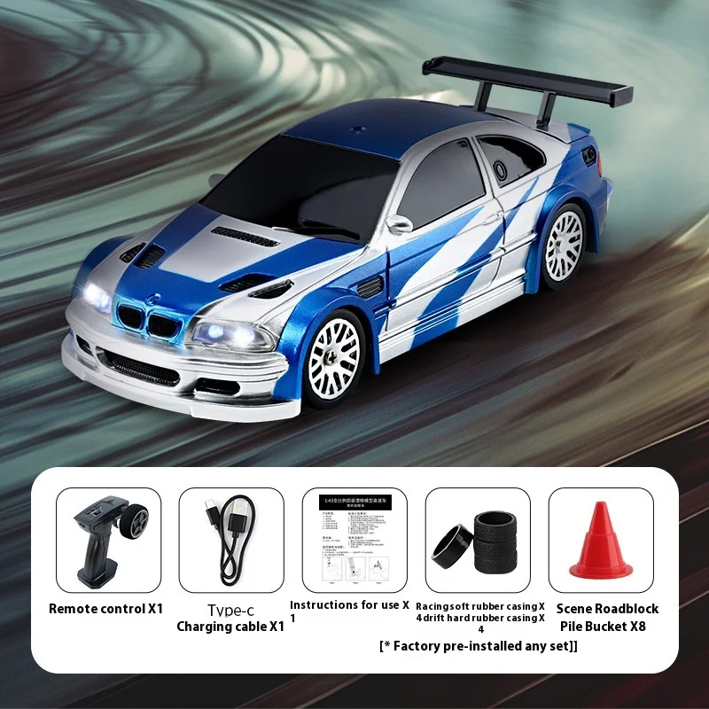 2.4g Rc Drift Car 1/43 4wd Remote Control Car High Speed Four Wheel Drive Radio Controlled Mini Racing Car Model Boy Toy Gift 5
