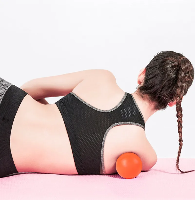 1pc Lacrosse Massage Ball Sport Yoga Gym Balls Mobility Trigger Point Body Pilates Fitness Training Neck Pain Muscle Release