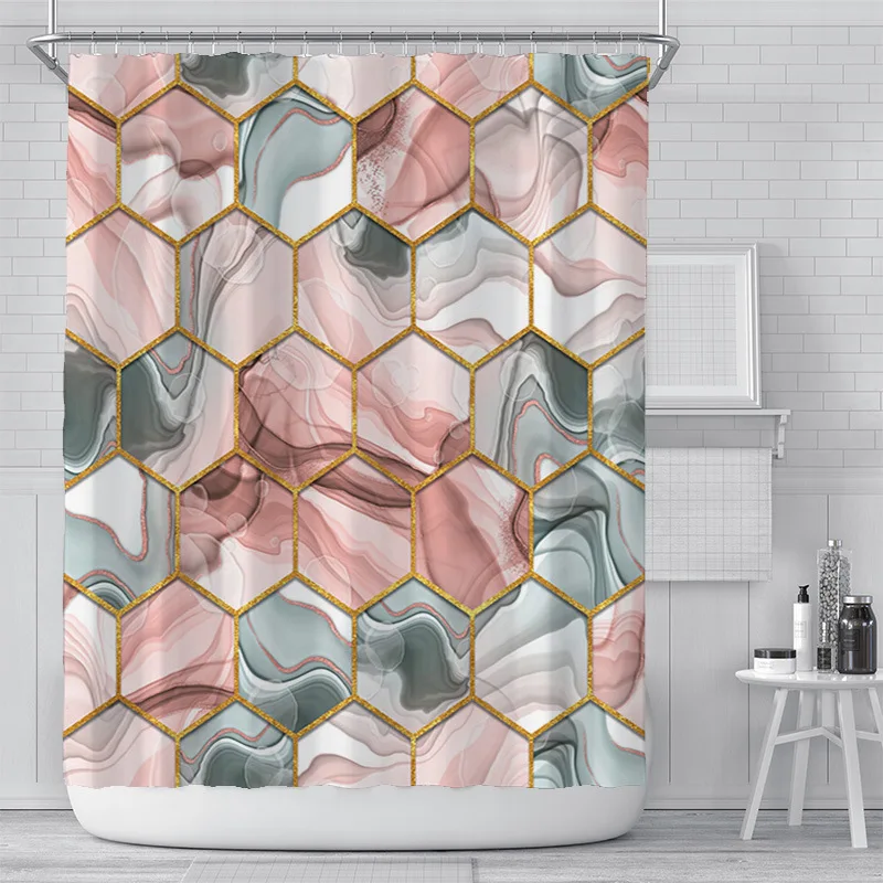 

Creative Digital Printing Shower Curtain Waterproof Polyester Bathroom Curtain Shower Curtain Bath Cortina Ducha Cortina Bano