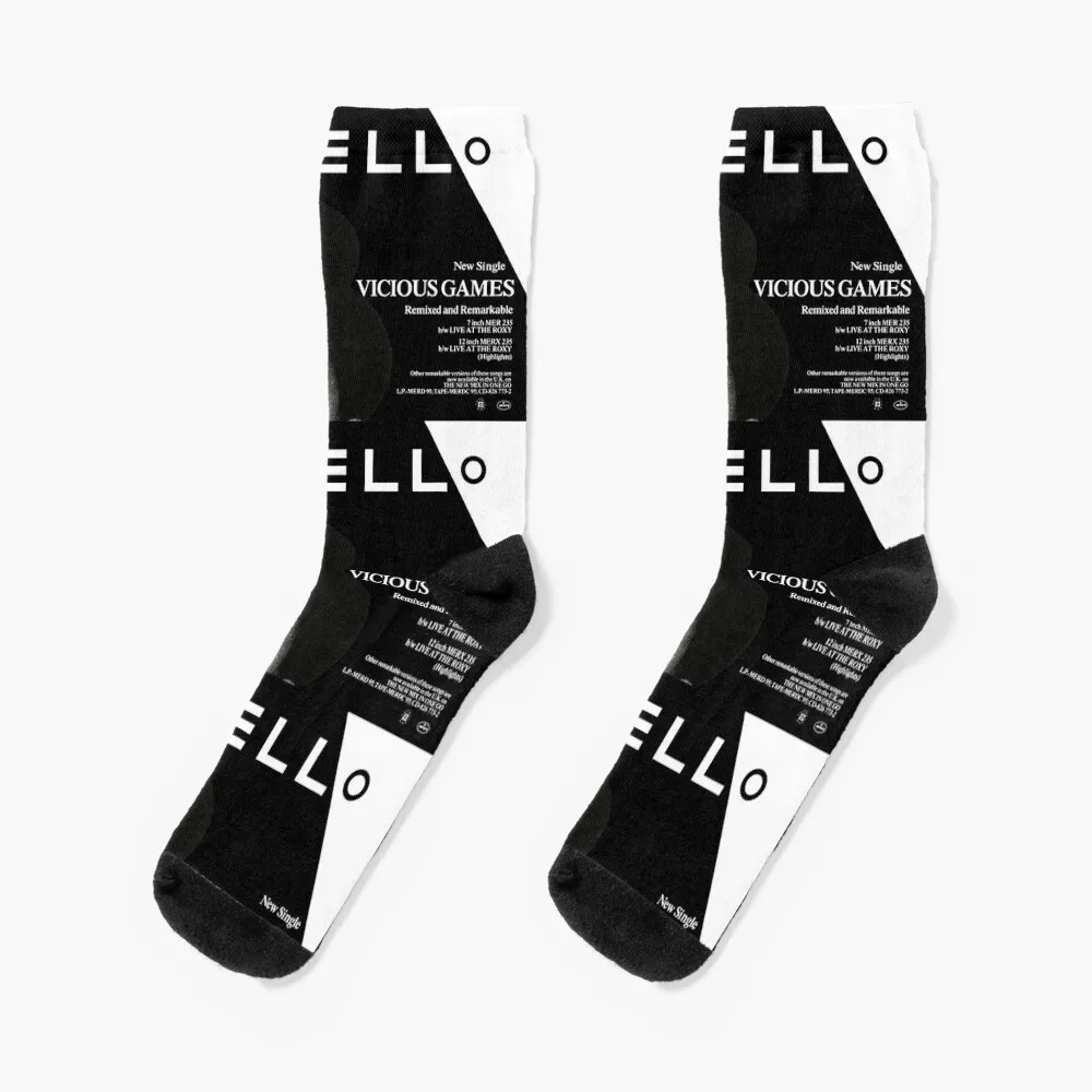 YELLO - VICIOUS GAMES Socks floral socks Thermal socks man winter anti-slip socks Luxury Woman Socks Men's little helicopter socks luxe floral woman socks men s