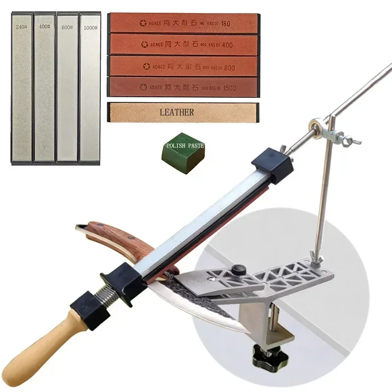 가정용 고정 각도 칼 연마기, 간단하고 빠른 날카로운 주방 칼, 다이아몬드 연삭, 전문 날카로운 도구