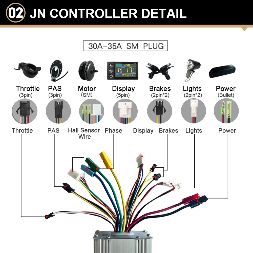 Snow Bike Electric Motor Kit 1000-3000W 48-72V Hub Motor Fatbike Conversion 20'26x4.0inch Electric Bicycle Rear Conversion Kit ebike motor kit