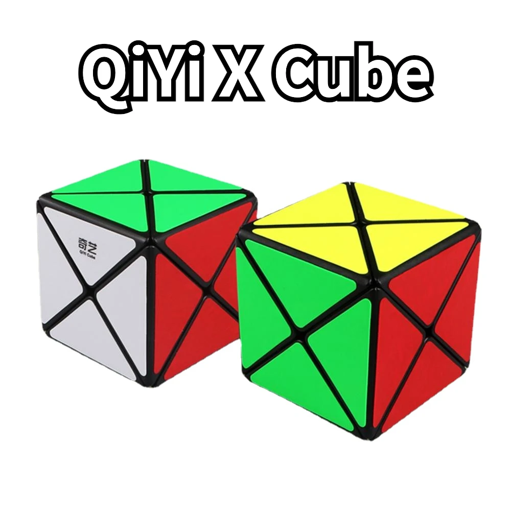 

[Funcube] QiYi X Cube Xcube X-shaped Magic Cube 2x2x2 Original Cubing Speed 2x2 Strange-shape Puzzle Cube Toys Black