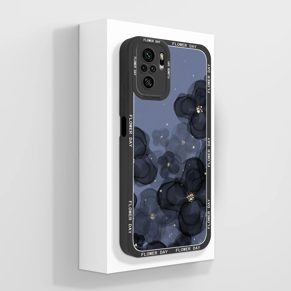 Luxurious Soft Silicone Shockproof Back Cover for POCO M5S - Full Protection Fashion Case