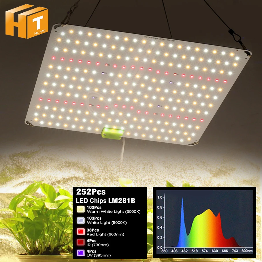 Volle Spektrum LED Wachsen Licht Hohe PPFD Sunlike LM281B Für Hydrokultur Wachsende Lampe Pflanzen Phyto Veg Blumen