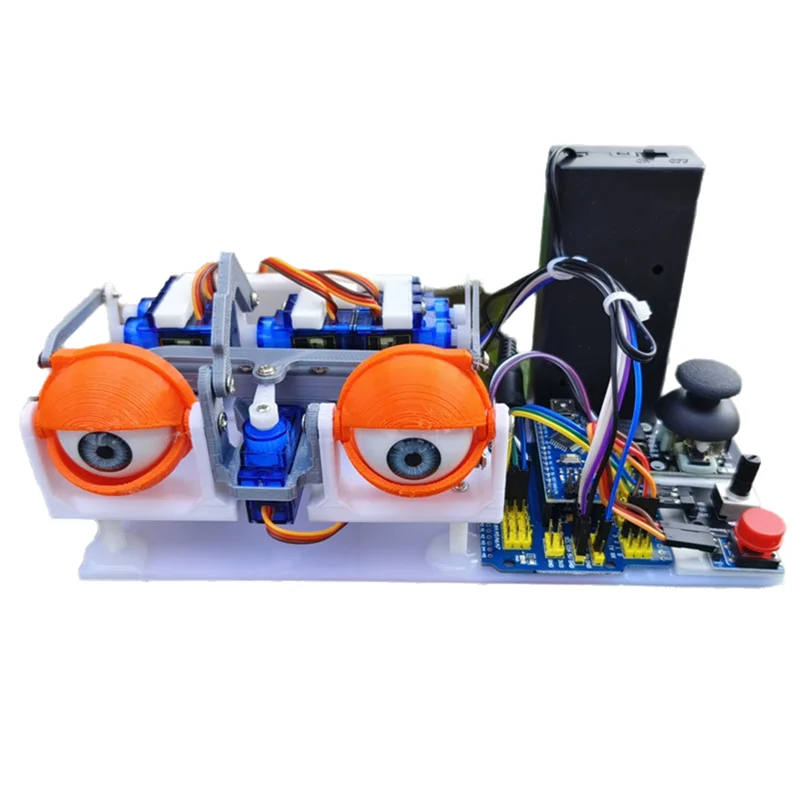 -A89Z Robot per Arduino Macchina robot mobile Occhi biomimetici Robotica Esperimento scientifico Ragazzo Programma Giocattolo STEM Kit - immagine 5
