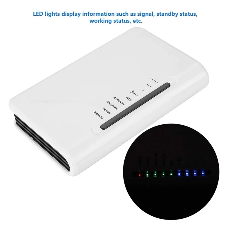 데스크탑 유선 전화용 4G 터미널, 오디오 카세트 셀룰러 카드, 고정 전화 (US 플러그), 1 세트
