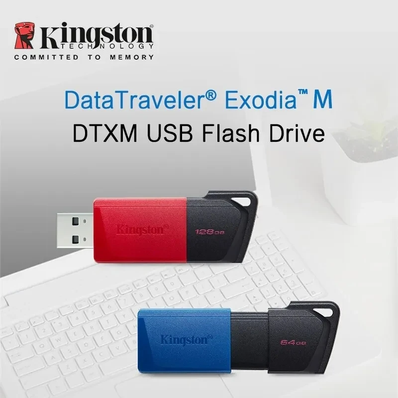 킹스턴 USB 3.2 펜 드라이브 DTXM 64GB 128GB 256GB  USB 플래시 드라이브 메모리 스틱 고속 플래시 펜드라이브 (컴퓨터용)