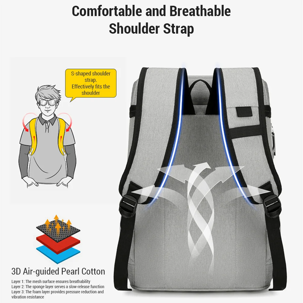 Insulated Cooler Backpack Aluminum Foil Thermal Leakproof Picnic Cooler Bag for Outdoor Camping lunch cooler bag