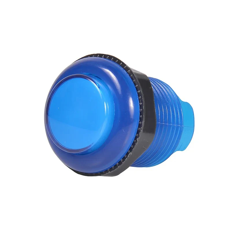 Baolian LED 조명 푸시 단추, 마이크로 스위치 비디오 아케이드 조이스틱 게임기 캐비닛 DIY, 5V, 28mm, 24mm, 4 핀, 5 개