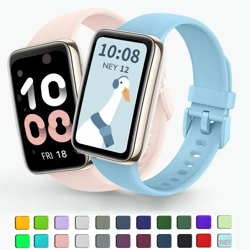 Sporty Silicone Wristband Strap