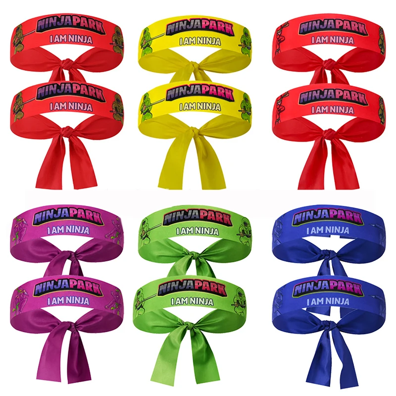 Multi-purpose Children's Warrior Headband Hot Sale Hygroscopic Ninja Karate Scarf Headband Breathable Party Gifts Party 3