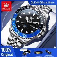 OLEVS 5657 Mens Watch Original Fashion Brand Waterproof Luminous Quartz Watch Luxury Men Automatic Date Sport Watch For Men