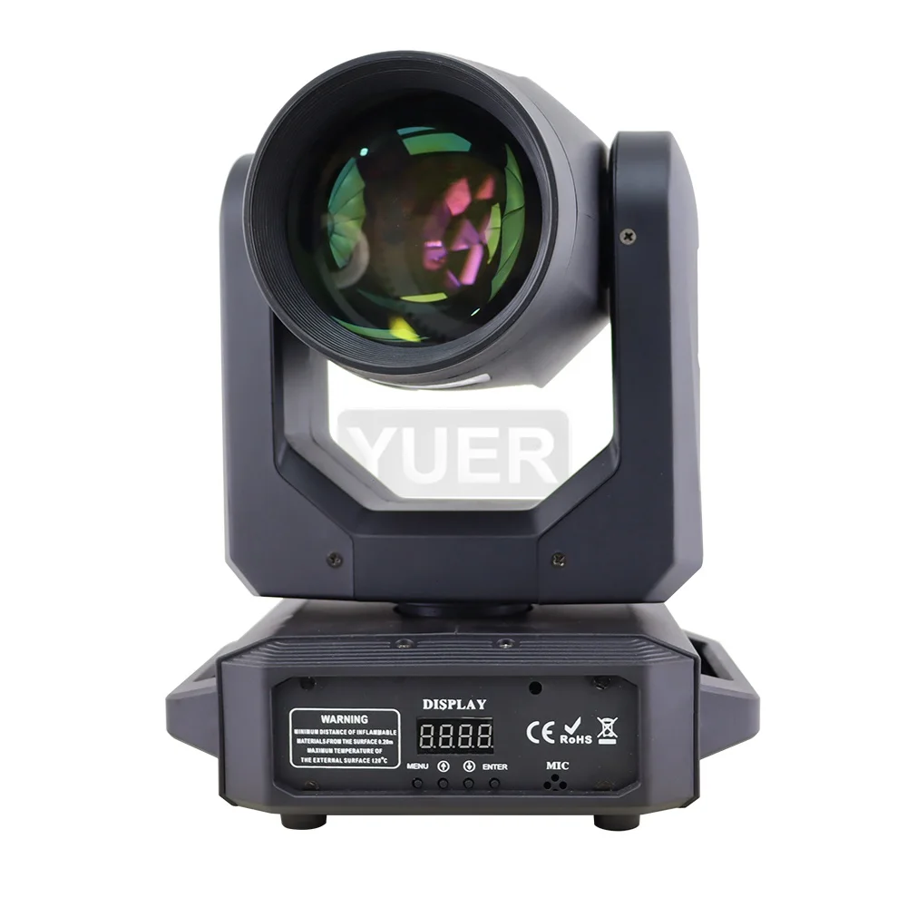 LED Moving Head Licht 200 W Strahl + Spot + 18 Rotierende Prismen + Regenbogen 12 Gobo 8 Farbe Effekt DJ Dmx Bühne Lichteffekt Licht Disco Bar – Detail 5