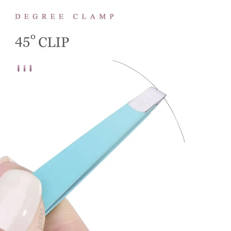 1pc Stainless Steel Eyebrow Tweezer Face Hair Removal Tweezers Colorful Makeup Eyelash Tweezer Eye Brow Clips Makeup Tools 4