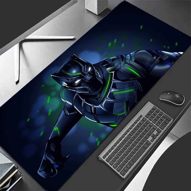 

Game Mats Gaming Mouse Pad Black Panther Pc Accessories Xxl Mouse Mat Mousepad Laptop 900x400 Computer Offices Anti-skid Cool