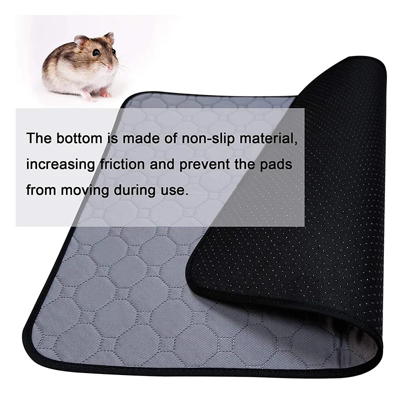 Tapis De Parc Imperméable Pour Animaux - 150 X 100 Cm, Réutilisable, Surface Antidérapante - Pour Cage, Lapin, Cochon D'Inde, Hamster (couleur Selon Photo)