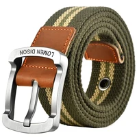 Tactical Canvas Men's Belt Fashion Casual All-match Jeans Accessories Girdle Outdoor Sports Hunting Nylon Pin Buckle Waistband - Image 3