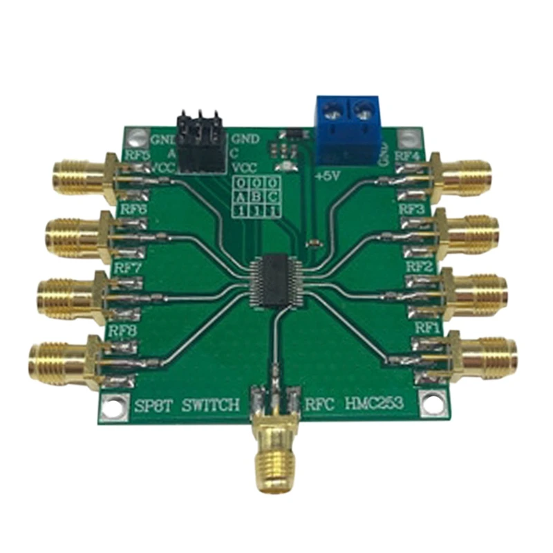 

HMC253 Φ GHZ RF модуль переключателя RF однополюсный восемь откидных выключателей антенны выбор канала модуль связи