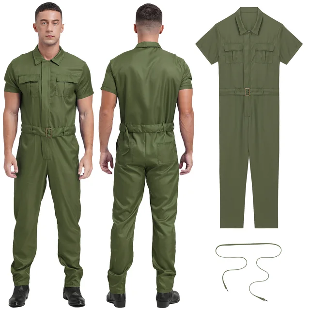 Tuta Jumpsuit Tuta Vans Uomo Estiva Tuta Intera Tuta Da Lavoro