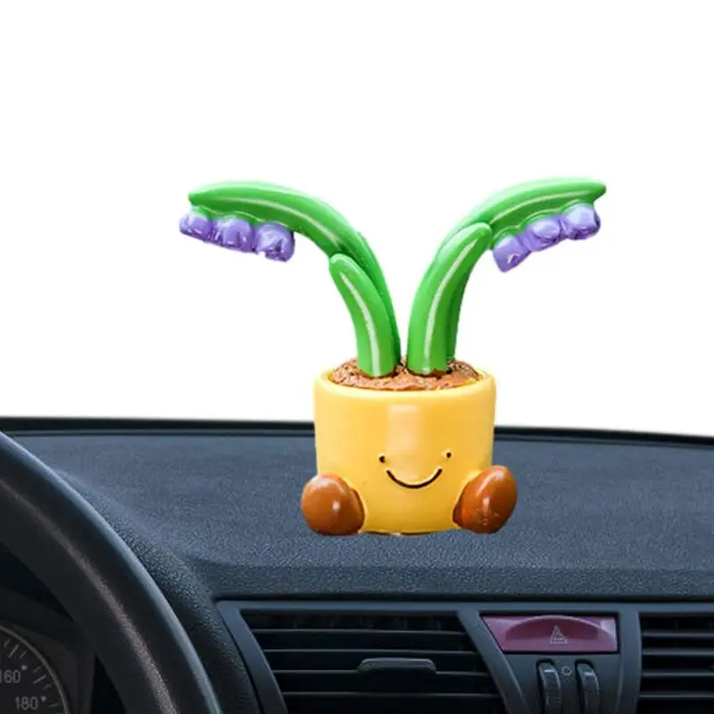 

Car Dashboard Ornament Mini Potted Plant For Auto Dashboard Decorations Home Decor For Bedroom Offices Living Room Tabletop