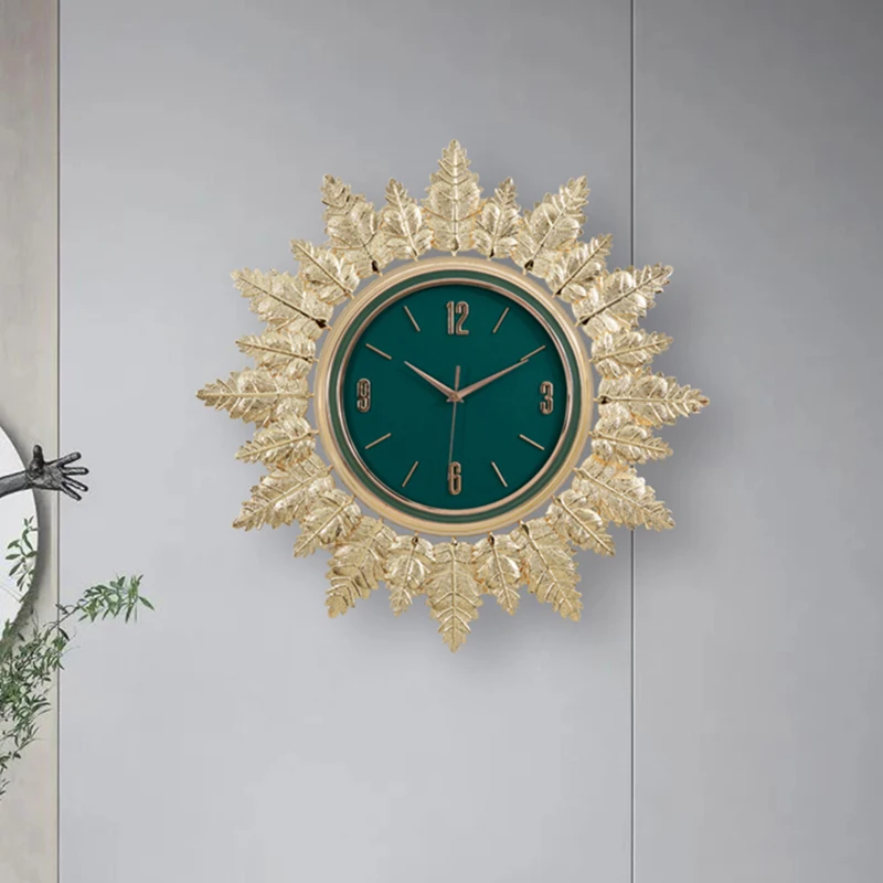 

design silent wall clocks creative fashion minimalist Restaurant wall watch art mural horloge murale living room decoration