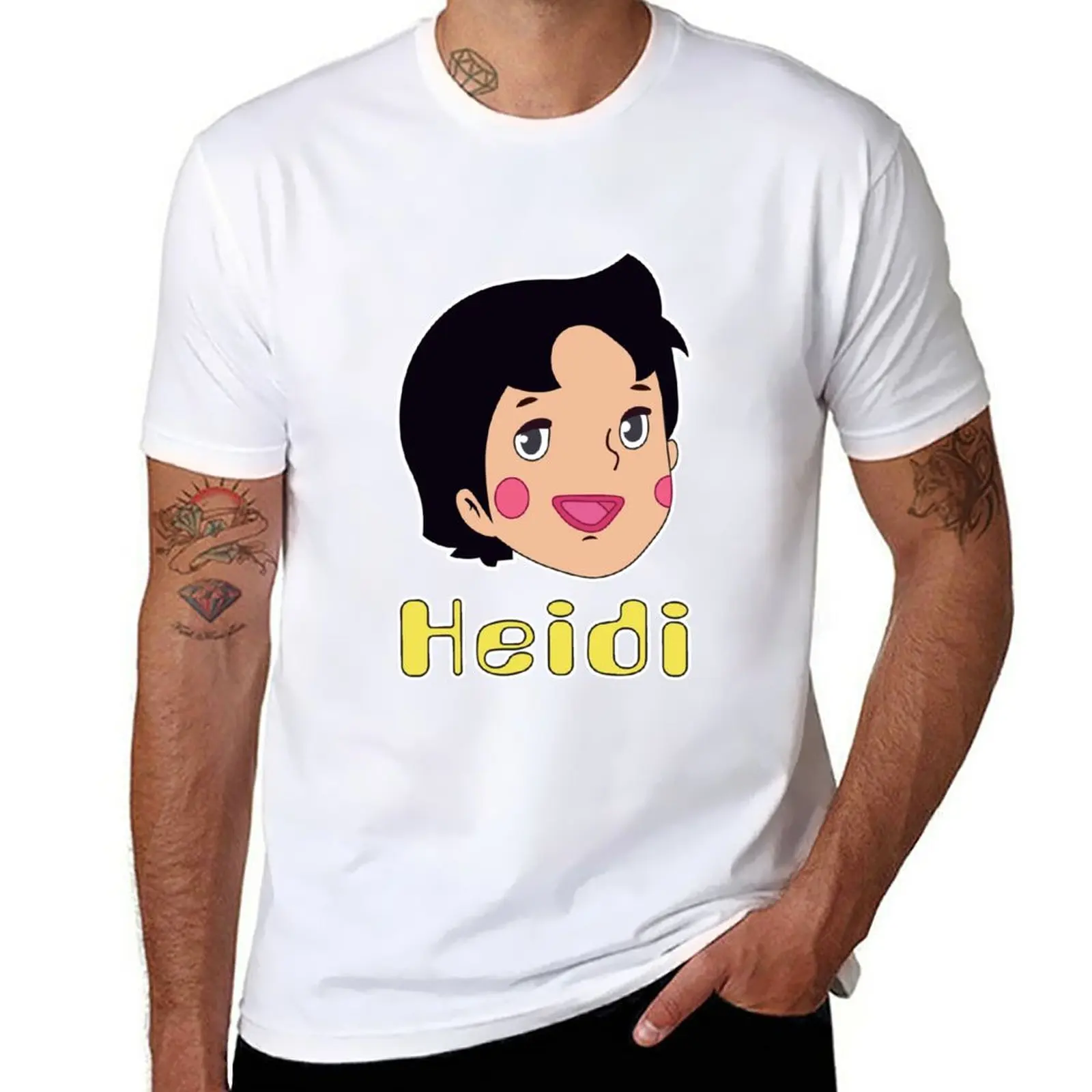 New Heidi T-Shirt T-Shirt T-Shirt Corte T-Shirt Da Uomo