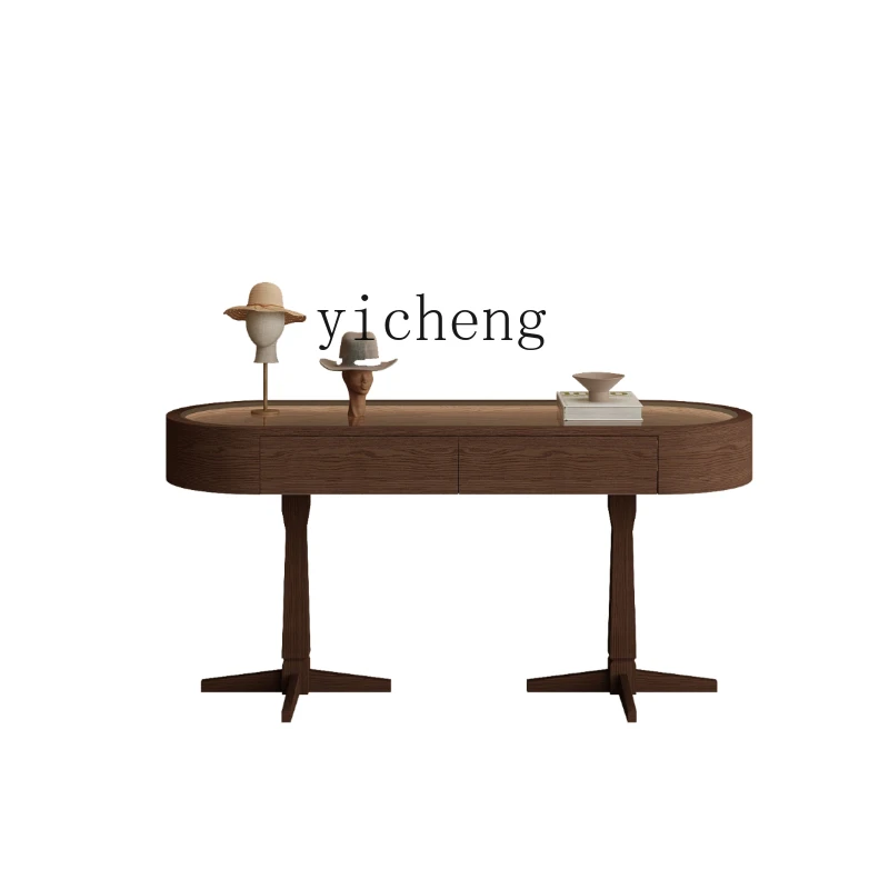 

XL Display Cabinet Fashion Retro Oval Display Cabinet Zhongdao Boutique Counter