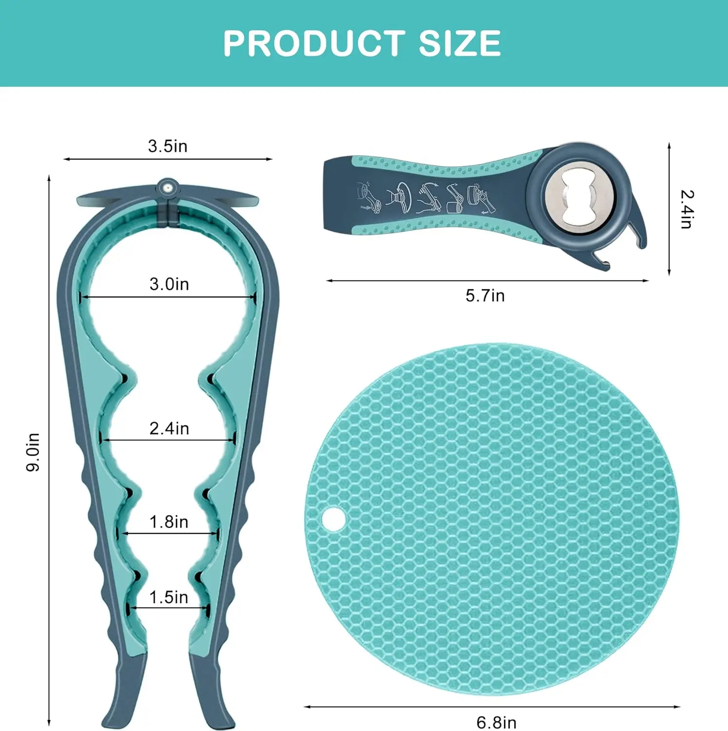 Non-Slip Jar Opener 6