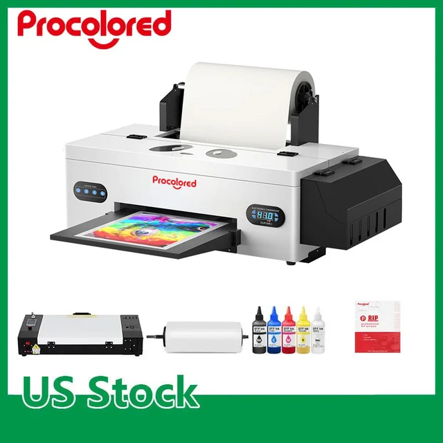 A3 Dtf Printer Tshirt Printing Machine L1800 Printhead With Roll Feeder And  Oven Dryer For Tshirts Bags Hoodies Jean Us Stock - Printers - AliExpress