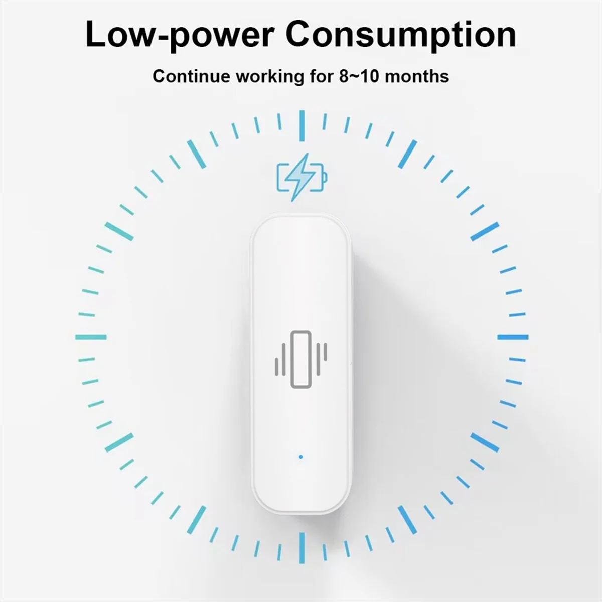 HFIL_Tuya Smart Vibration Sensor ZigBee Tuya Sensor Monitor App Control Security Protection Zigbee Motion Shock Alarm