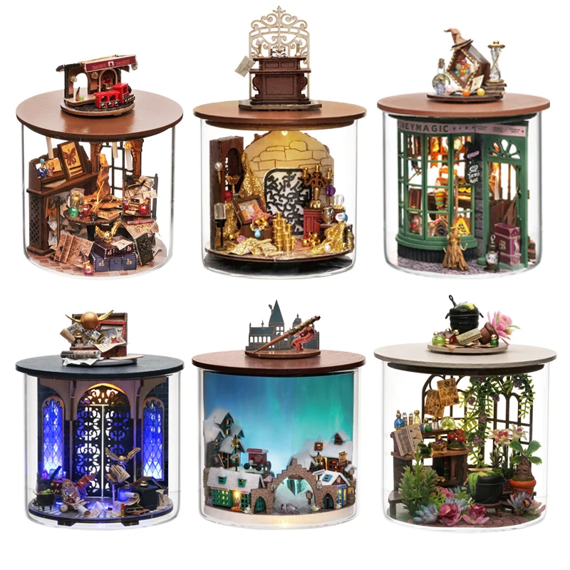 Kit fai da te per serra in miniatura con portico – Kit artigianale per mobili per casa delle bambole in scala 1/12, 1/6, non finito - Italia