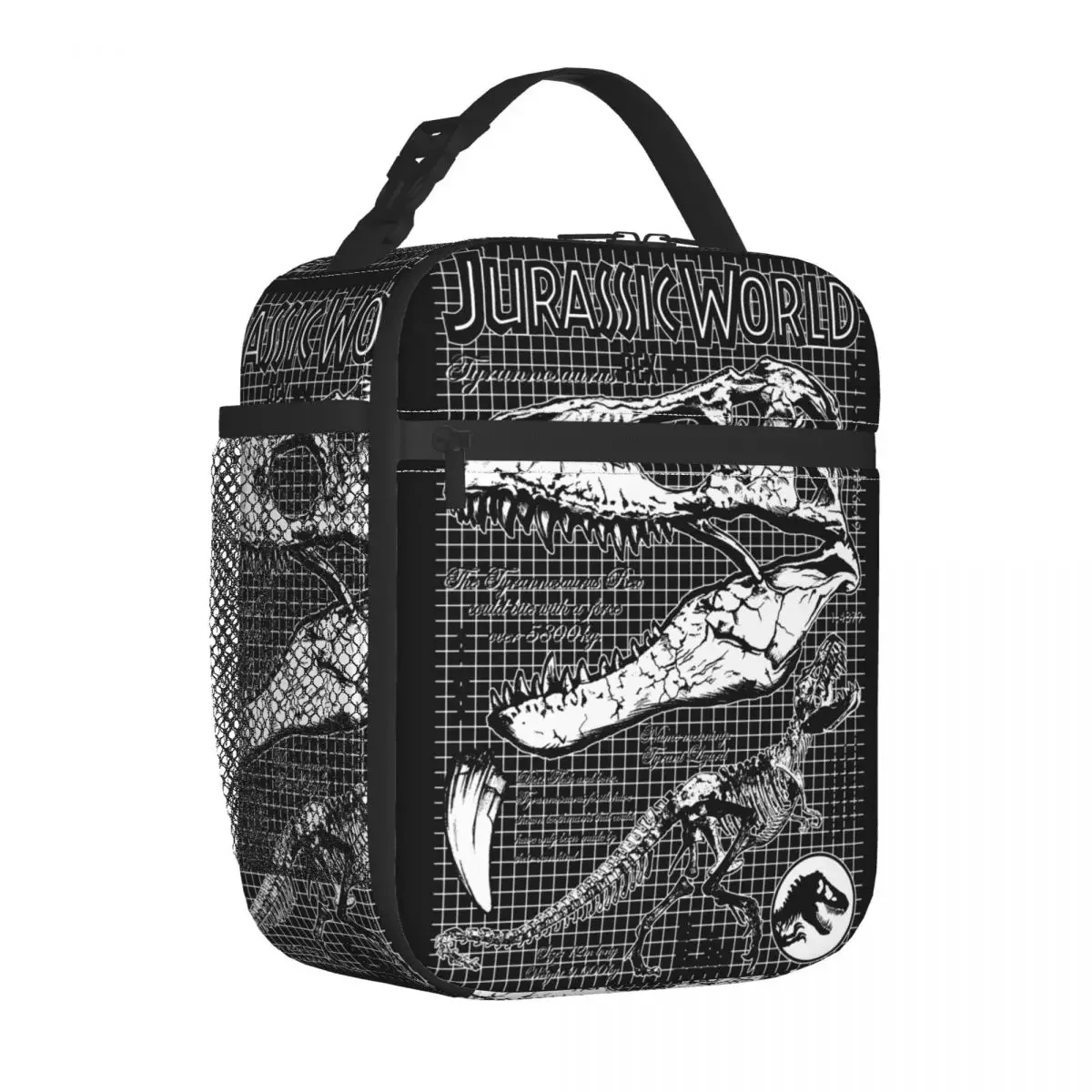 Jurassic Park Tyrannosaurus Bone Insulated Lunch Bag Grande Borsa Termica Riutilizzabile Lunch Box Tote College Outdoor Bento Pouch