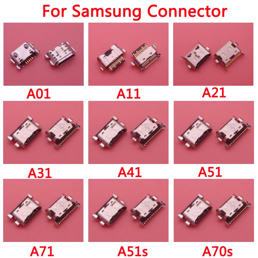 Charger USB Charging Port Dock Connector 100Pcs For Samsung A20 A30 A50 A70 A51 A21s A01 A30s A20s A50s A11 A21 A31 A52 A02s A32 charger cable charger port flex charger port charger charging port charging port board charger flex parts charger flex cable charger port board charger port flex cable charging port flex cable replacement