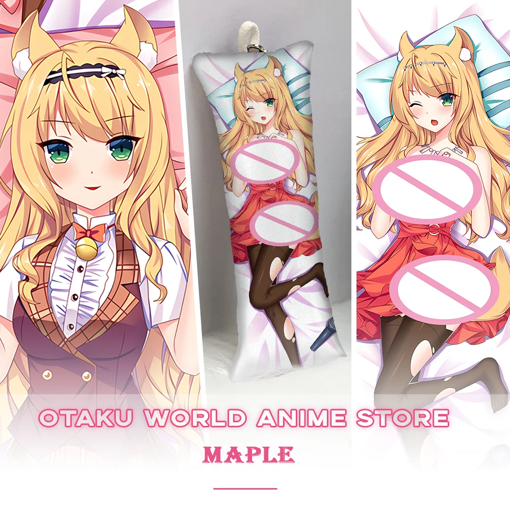 

Catgirl lover Maple Dakimakura Anime Otaku 2-сторонний принт Waifu Декор обнимающая подушка для тела Чехол Милая наволочка для подушки