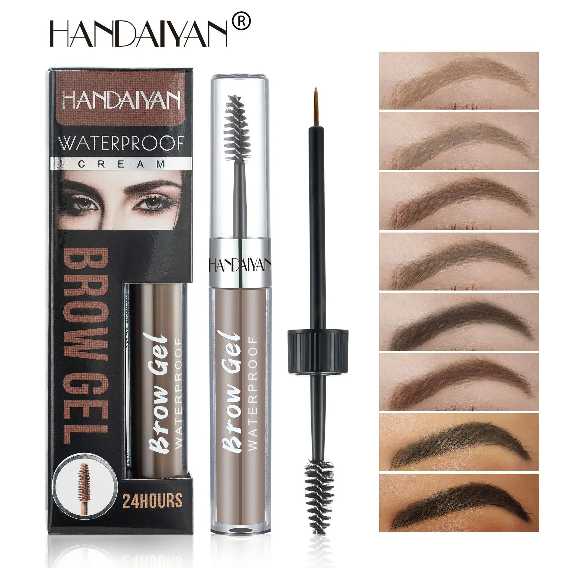 

HANDAIYAN8 Color Three-dimensional Color Holding Eyebrow Dye Cream Is Waterproof, Long-lasting, and Not Easy To Fade, Not Dizzy