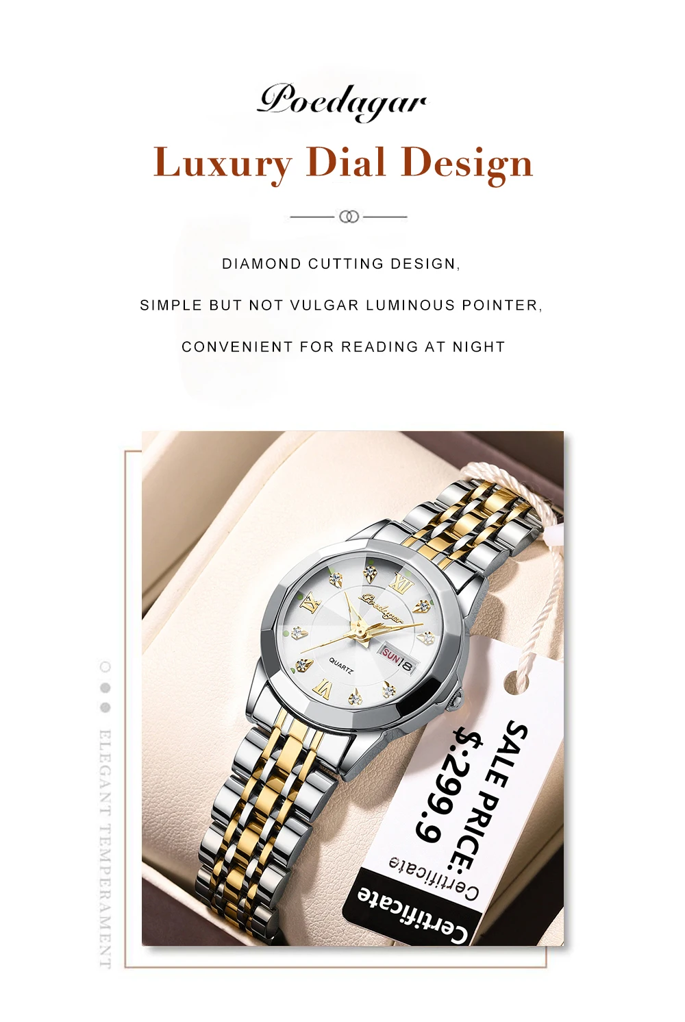 Orologio POEDAGAR - Dettaglio quadrante